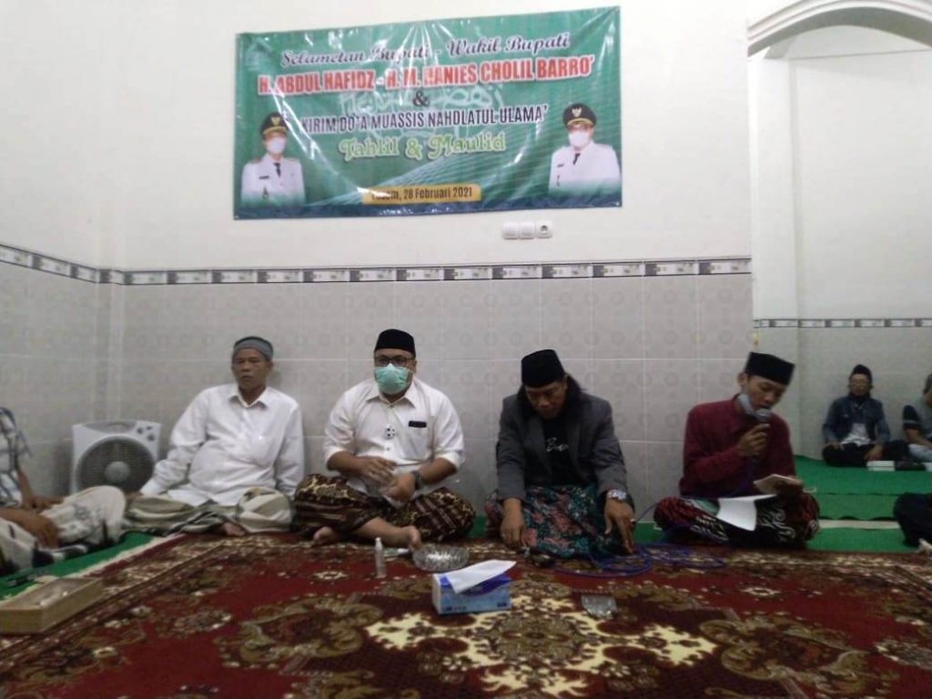AJAK BERSATU: Gus Hanies saat datang dalam acara tasyakuran baru-baru ini.(MUHAMMAD AKID/LINGKARJATENG.CO.ID)