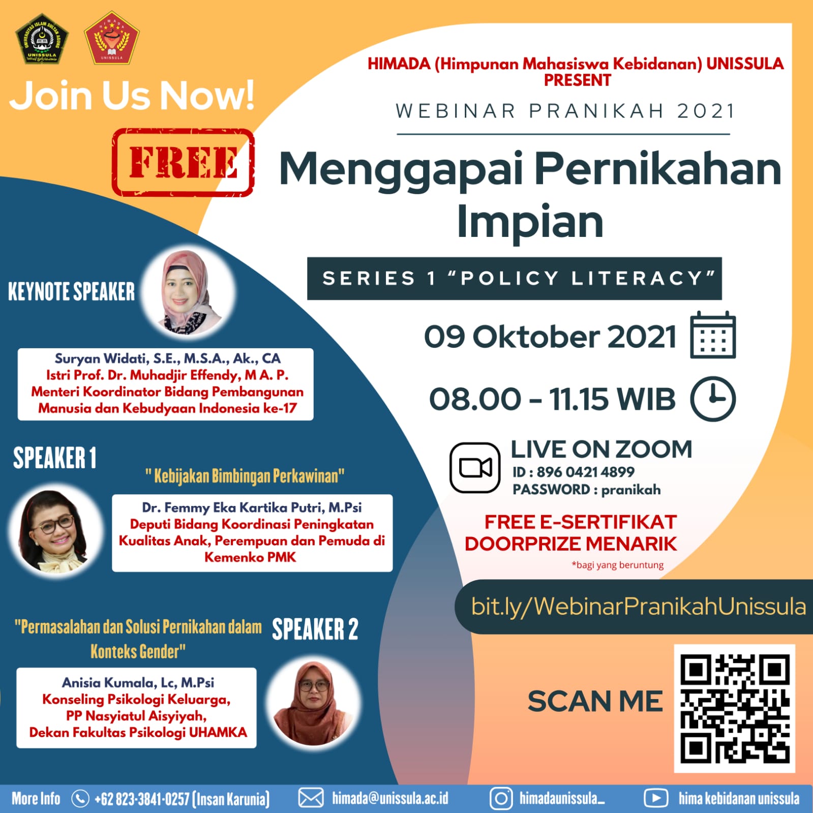 Banner Zoom Meeting Menggapai Pernikahan Impian/ Lingkar.co