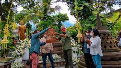 Gubernur Jawa Tengah Ganjar Pranowo meresmikan Borobudur Edupark, Minggu (9/1/2022). ISTIMEWA/Lingkar.co